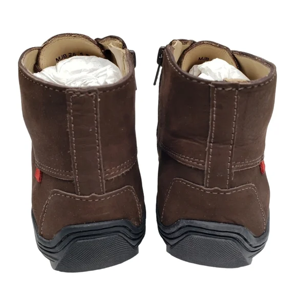 Marc JosephNIB West Houston Bootie Brown Nobuck Lace Up Leather Boots Boy 5.5